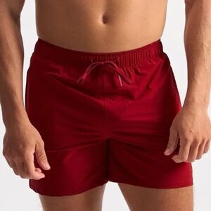 Size Large Teamm8 Bolt Short 5” inch inseam red color fitness gym